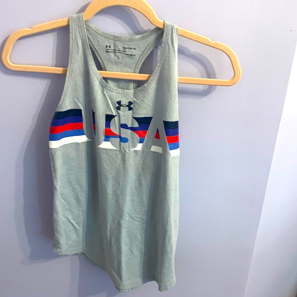 Youth large under armor tank